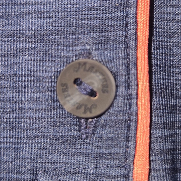 Magnolia Lane-Tech Masters Golf Polo Shirt Short Sleeve Heather Blue-Size 1X - Picture 6 of 17